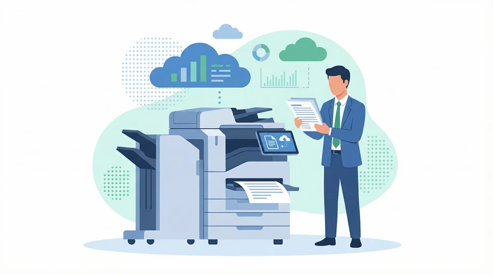 Intérieur d'atelier d'impression numérique avec imprimante grand format en fonctionnement